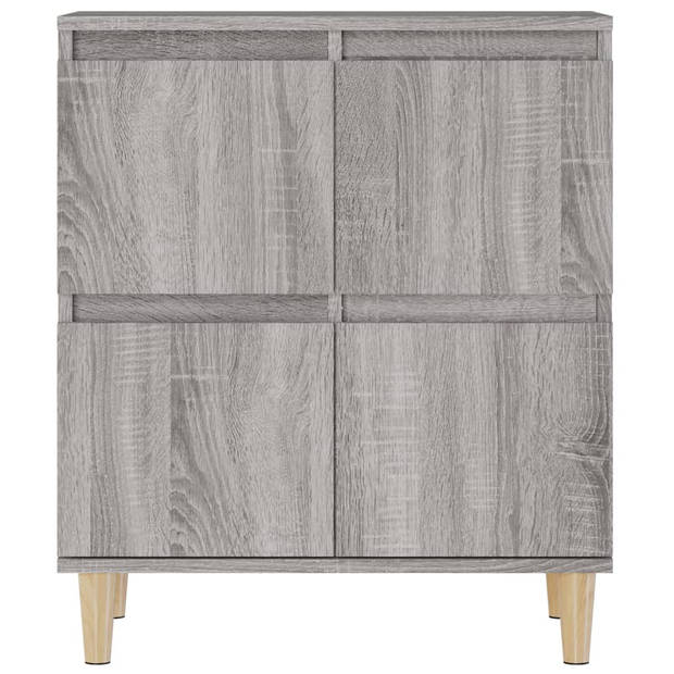 The Living Store Dressoir - Classic - Meubels - 60 x 35 x 70 cm - Grijs Sonoma eiken