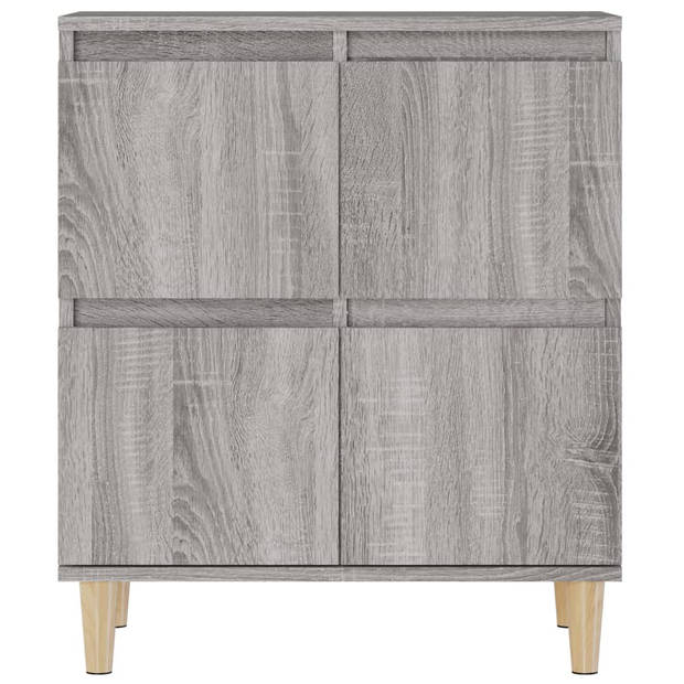 The Living Store Dressoir - Classic - Kast - 60 x 35 x 70 cm - Grijs Sonoma Eiken