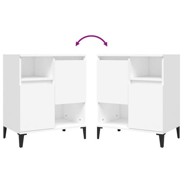 The Living Store Dressoir - 60 x 35 x 70 cm - Wit