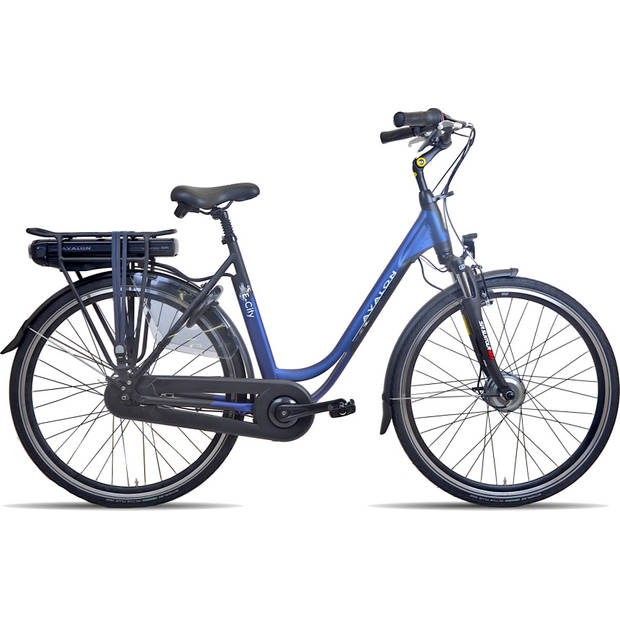 E-City+ 28 Inch 49 cm Dames 7V Rollerbrake Matblauw