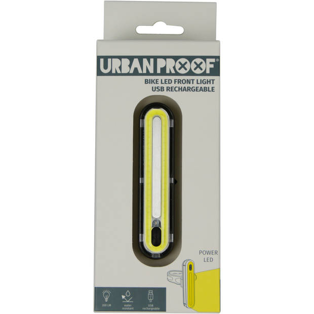 Urban Proof Ultra Bright USB Oplaadbaar Voorlicht Led Zwart