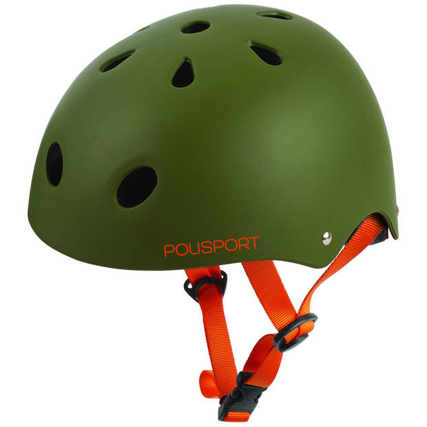 Polisport Urban radical fietshelm s 53-55cm tag groen/Goudanje