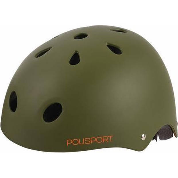 Polisport Urban radical fietshelm s 53-55cm tag groen/Goudanje