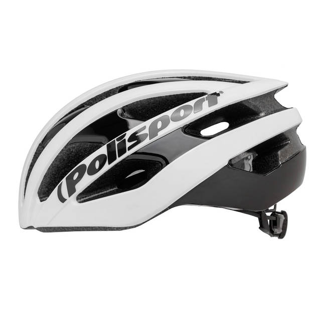 Polisport Light pro fietshelm l 58-62cm mat wit/zwart