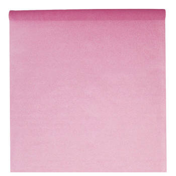 Santex Tafelkleed op rol - polyester - roze - 120 cm x 10 m - Feesttafelkleden