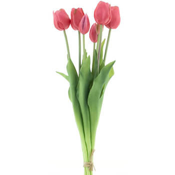 PSO Classic Tulip Bundle Sally x7 beauty 47 cm kunstbloemen