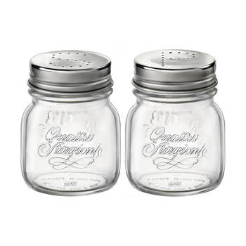 Peper en zoutstel Bormioli Rocco Quattro Stagioni Transparant Glas 150 ml