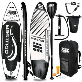 RE: SPORT-SUP Board 320 cm Zwart-supboard- opblaasbaar- stand up paddle set- surfboard --paddling premium