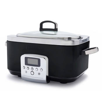 GreenPan Slowcooker - 6.0 liter - Black - Keramische anti-baklaag