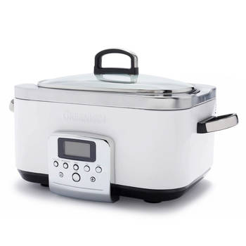 GreenPan Slowcooker - 6.0 liter - Cream - Keramische anti-baklaag