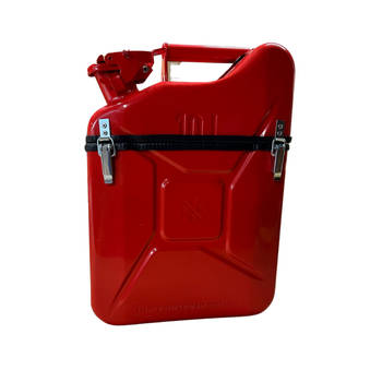 Jerrycan Giftbox 10L - Rood - Unieke Opbergdoos - Exclusief drank - Origineel cadeau - Opbergoplossing Rood