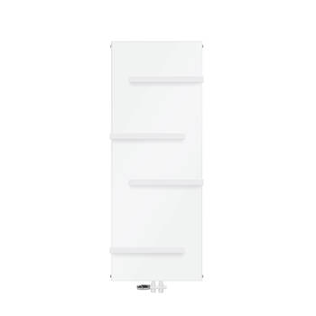 Badkamerradiator 1600x604 mm Wit met voet Aansluitset ML-Design