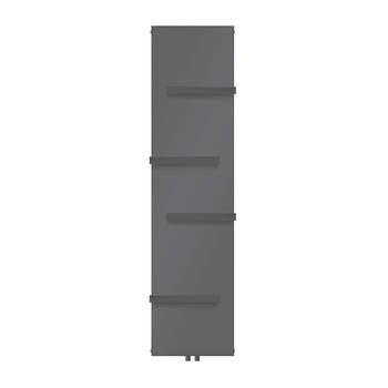 Badkamerradiator 1800x452 mm antraciet met middenaansluiting ML-Design