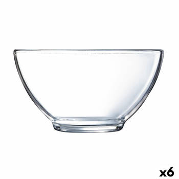 Kom Luminarc Ariba Transparant Glas (500 ml) (6 Stuks)
