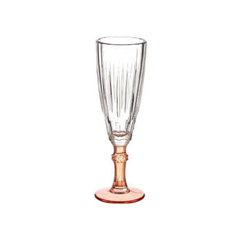 Champagneglas Exotic Kristal Zalm 6 Stuks (170 ml)