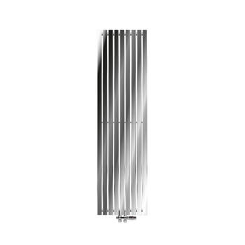 Badkamerradiator Stella 480x1800 mm Chroom met vloeraansluitset