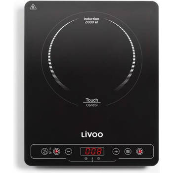 LIVOO DOC235 Enkele inductiekookplaat - 22 cm - van 60 ° tot 240 ° - Zwart