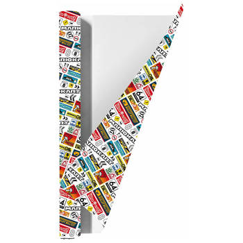 Mario Kart cadeaupapier - inpakpapier - 200 x 70 cm - 3 rollen