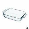 Ovenschaal Pyrex Irresistible Rechthoekig Transparant Glas 6 Stuks 27,5 x 16,9 x 6 cm