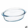 Ovenschaal Pyrex Classic Vidrio Met deksel Transparant Glas 33 x 20 x 10 cm (3 Stuks)