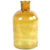 Countryfield Bloemenvaas - goudgeel glas - D17 x H30 cm - Vazen