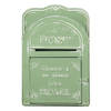 HAES DECO - Brievenbus vintage groen metaal met bedrukt met tekst "POST", formaat 26x9x39 cm