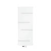 Badkamerradiator 1600x604 mm Wit met voet Aansluitset ML-Design