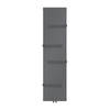 Badkamerradiator 1800x452 mm antraciet met middenaansluiting ML-Design