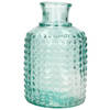 Atmosphera bloemenvaas Apotheker Fles model - transparant - 3D glas - H20 x D12 cm - Vazen