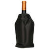 Wijnkoeler/flessenkoeler/koelhoudhoes flesjes - zwart - 15 x 22 cm - Koelelementen