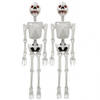 Opblaasbaar skelet 2 stuks Halloween versiering 183 cm - Opblaasfiguren