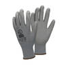 ECD Germany 144 paar werkhandschoenen met PU coating - maat 9-L - grijs - monteurshandschoenen