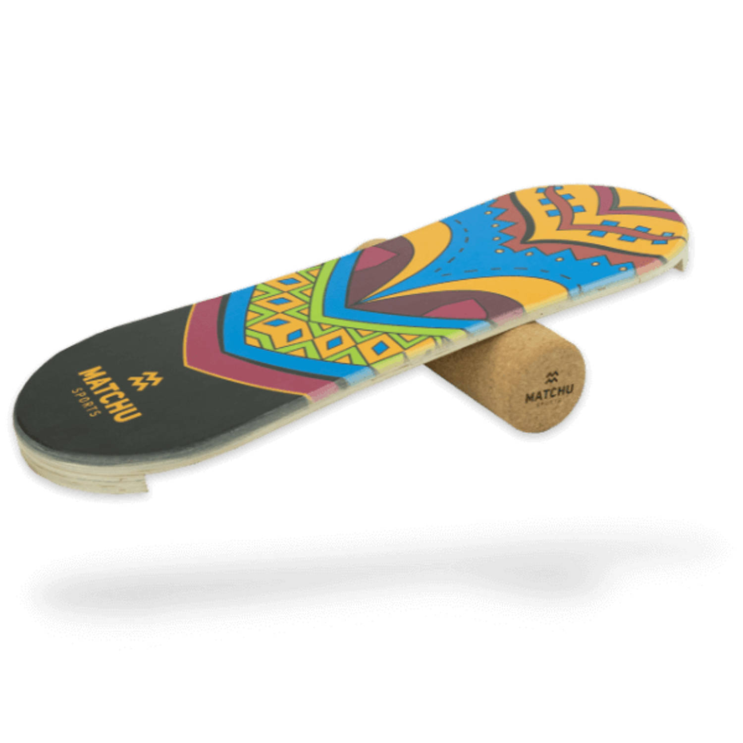 Matchu Sports Balance board Trickboard Blauw, Oranje, Zwart, Paars 100% hout