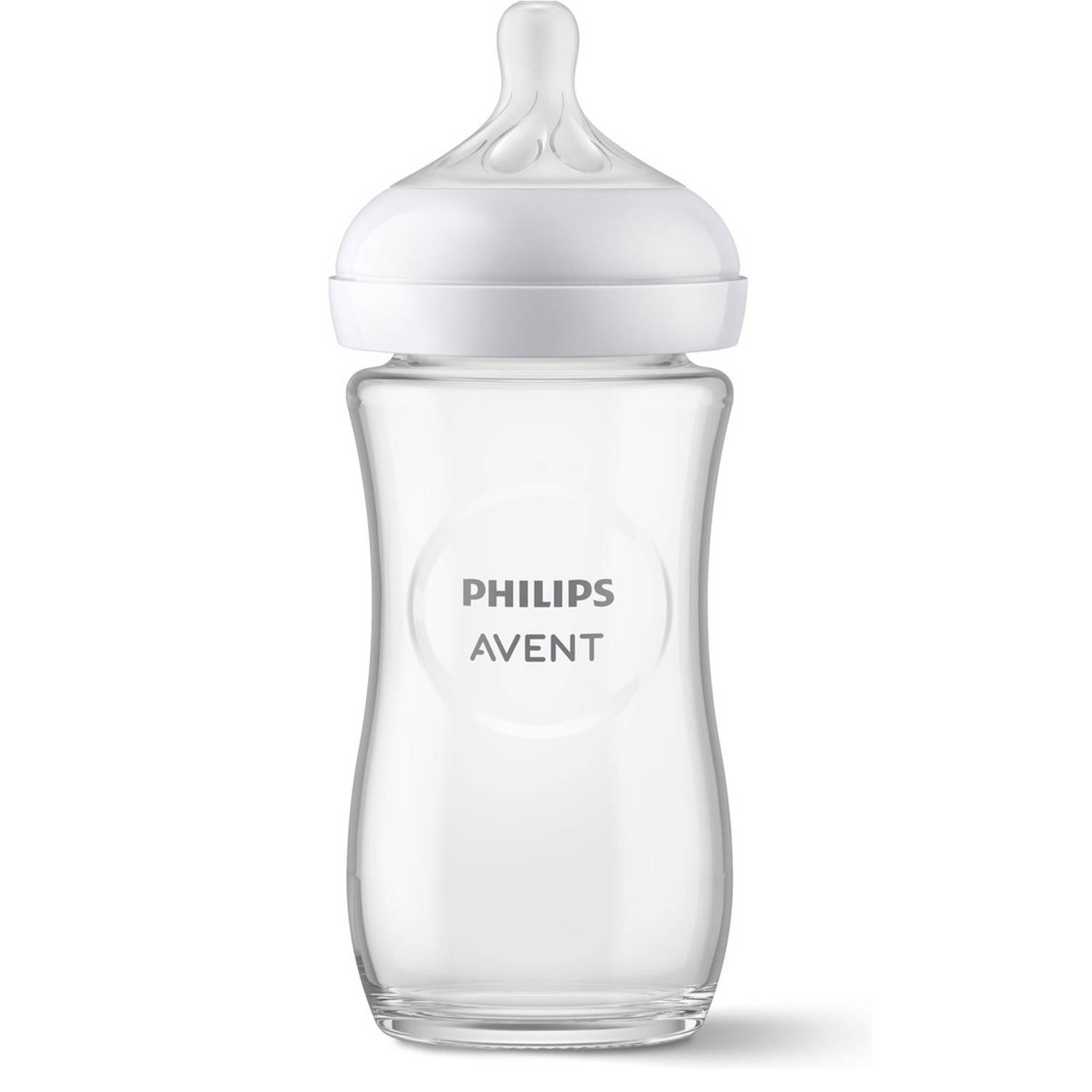 Philips Avent Glas Babyfles Natural Response 1 stuk 240ml