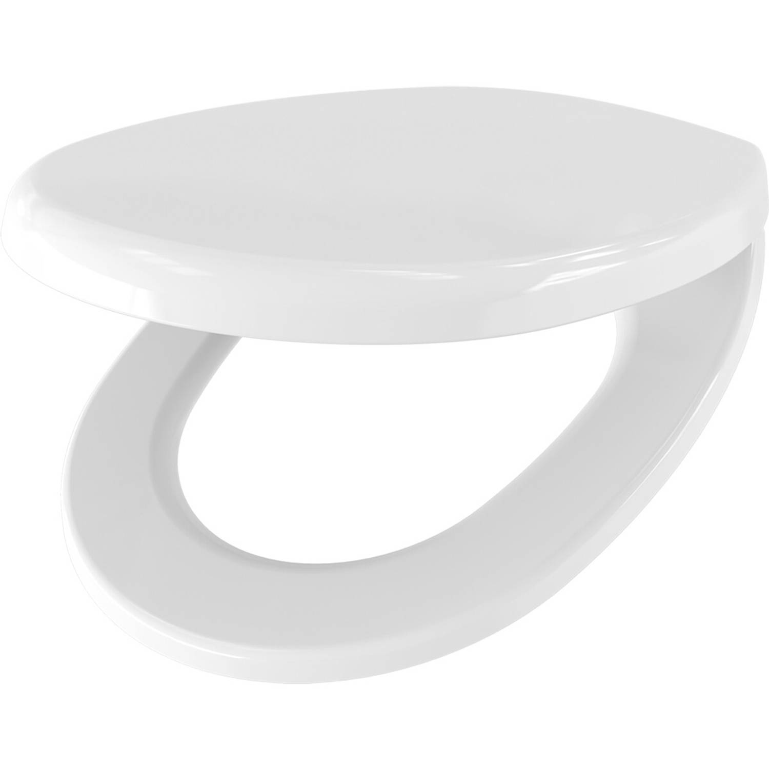WC Bril Velvalux Corta Toiletbril met Deksel Toiletzitting Softclose Quickrelease Afklikbaar Wit