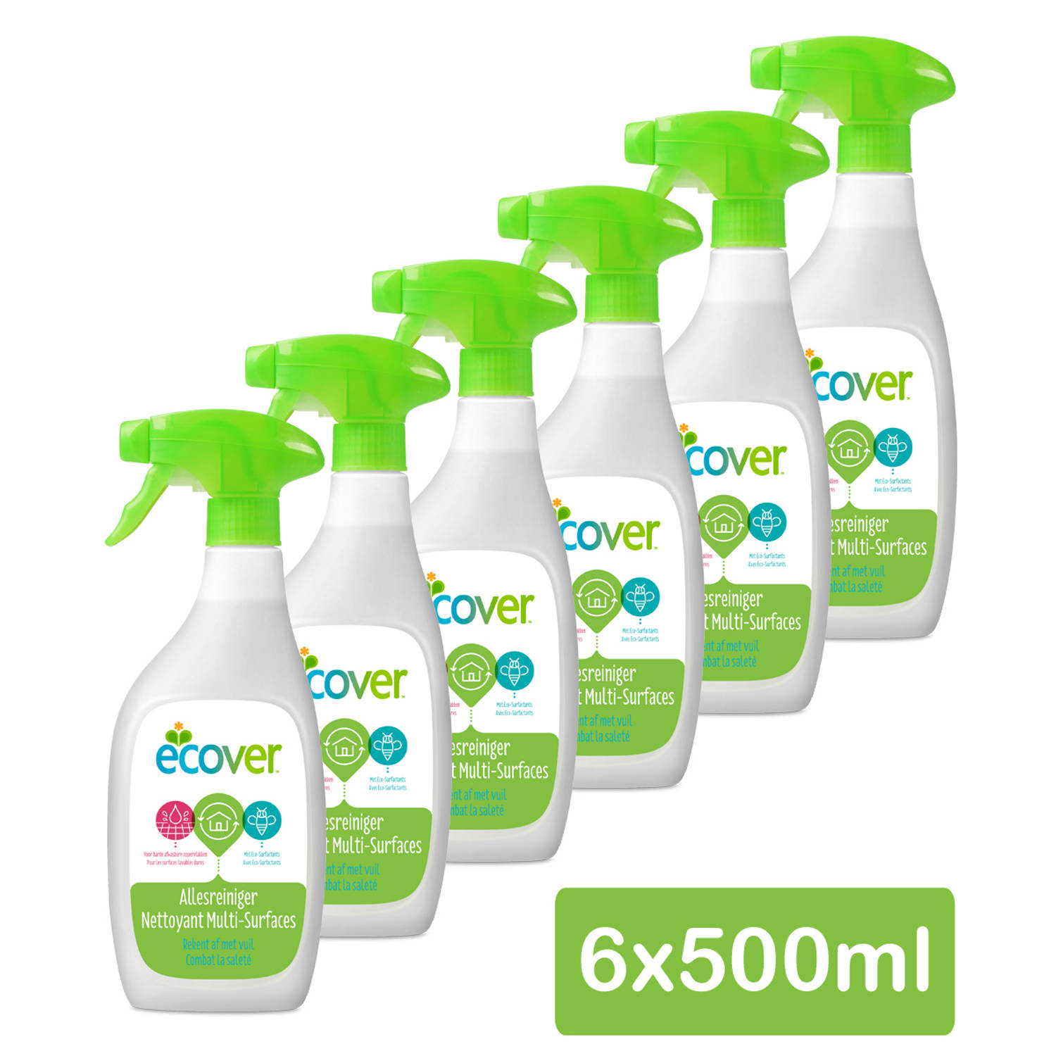 Ecover - Allesreiniger Spray - Voordeelverpakking 6 x 500 ml