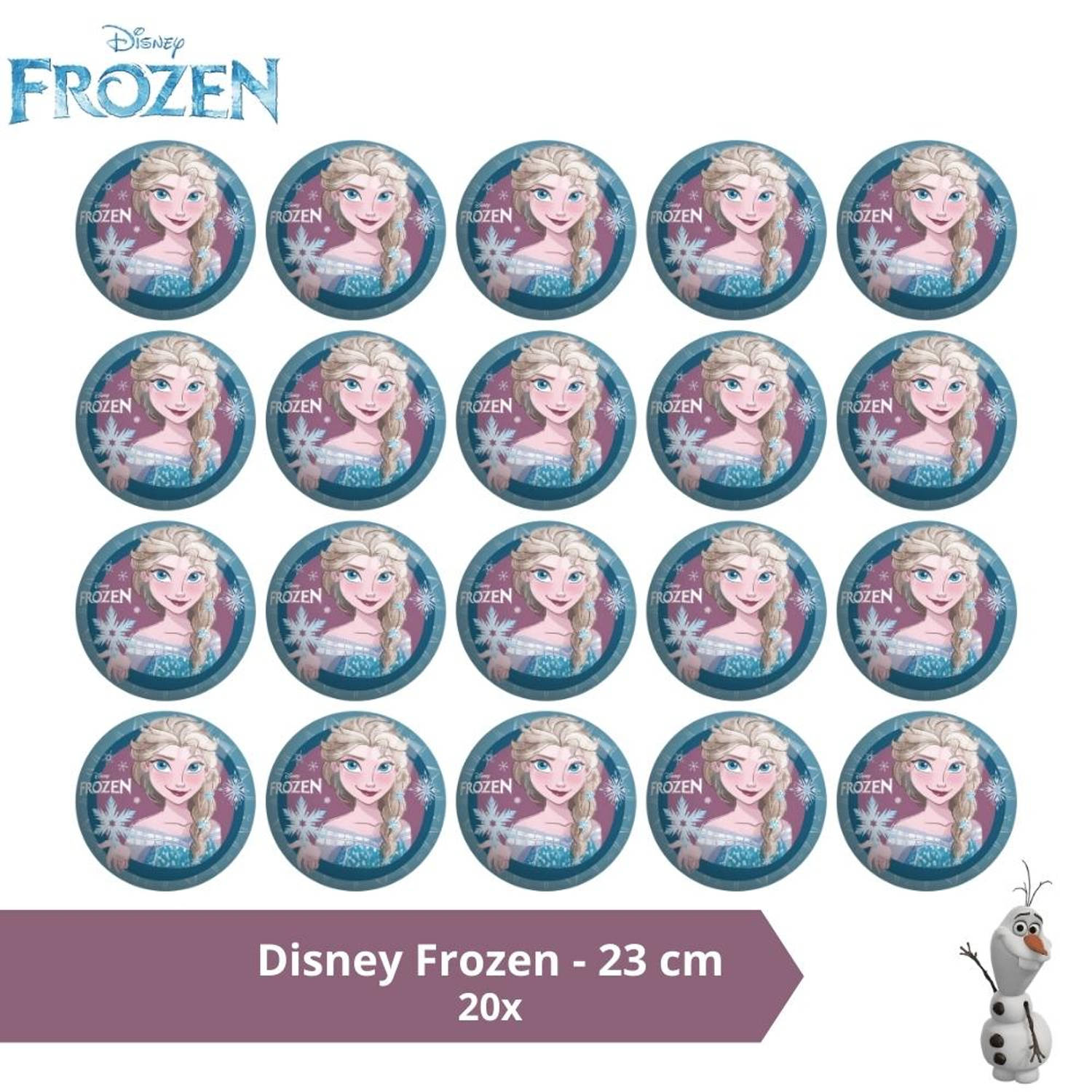 Bal - Voordeelverpakking - Disney Frozen II - 23 cm - 20 stuks