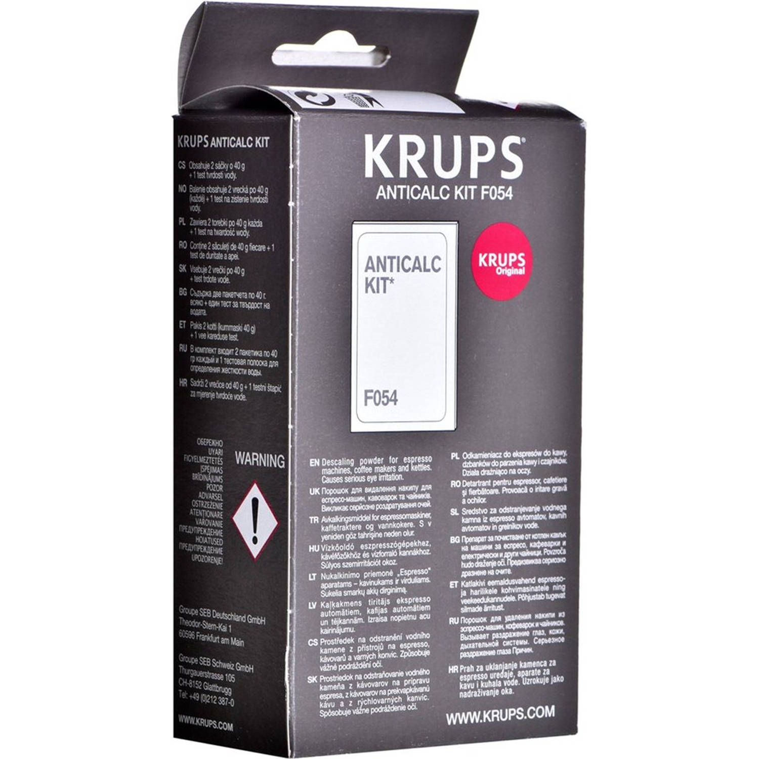 Krups F054001B descaler Domestic applian