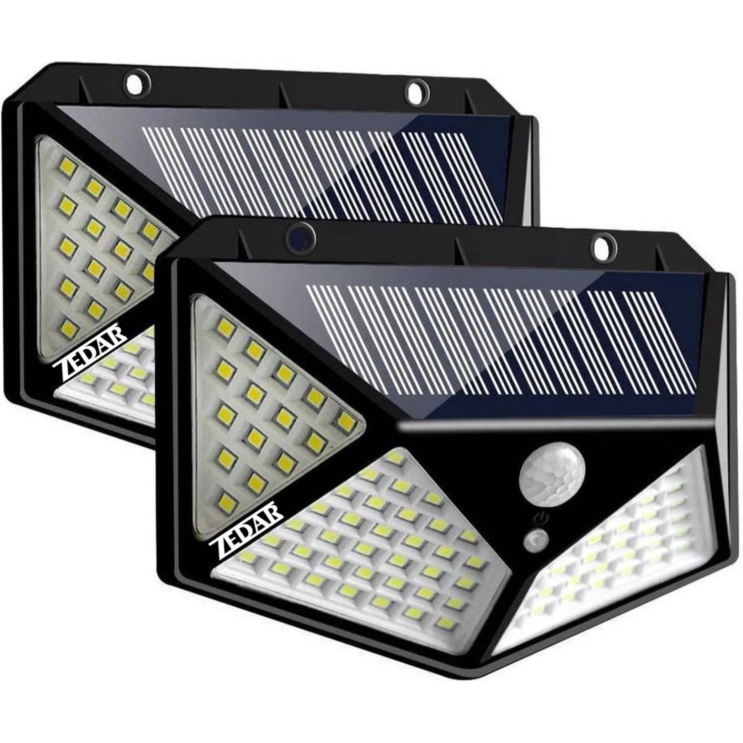 Omgaan met Specificiteit Mm Buitenlamp met bewegingssensor op zonne energie - Buitenverlichting met dag  nacht sensor - Solar wandlamp buiten - Zedar | Blokker