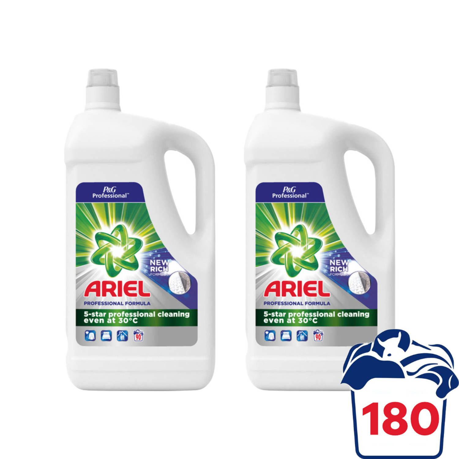 Ariel Proffesional Vloeibaar Wasmiddel Regular 180 wasbeurten 8,10L