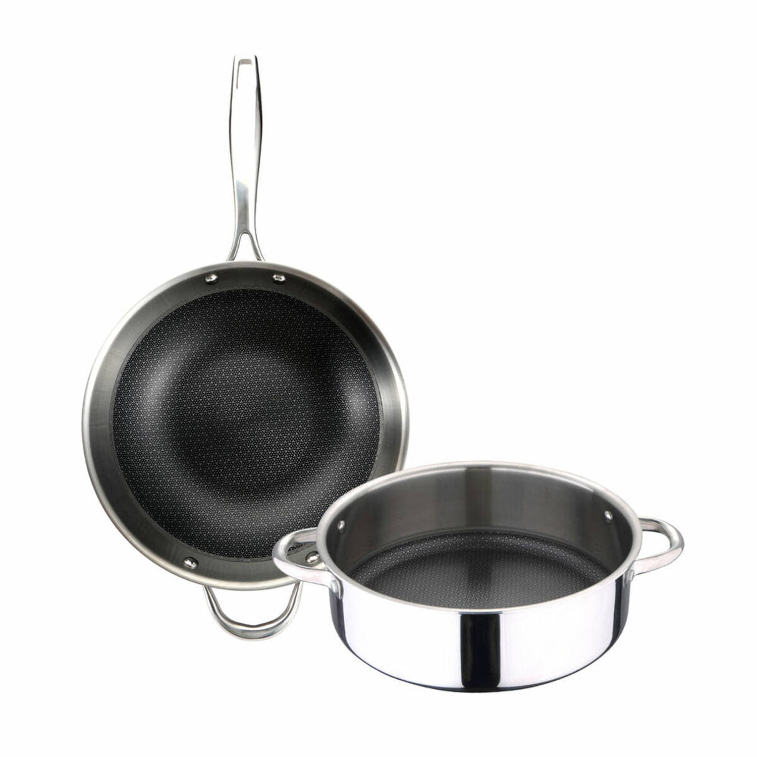 Pannenset Masterpro Cookware Hi-Tech 3 Aluminium (2 pcs)