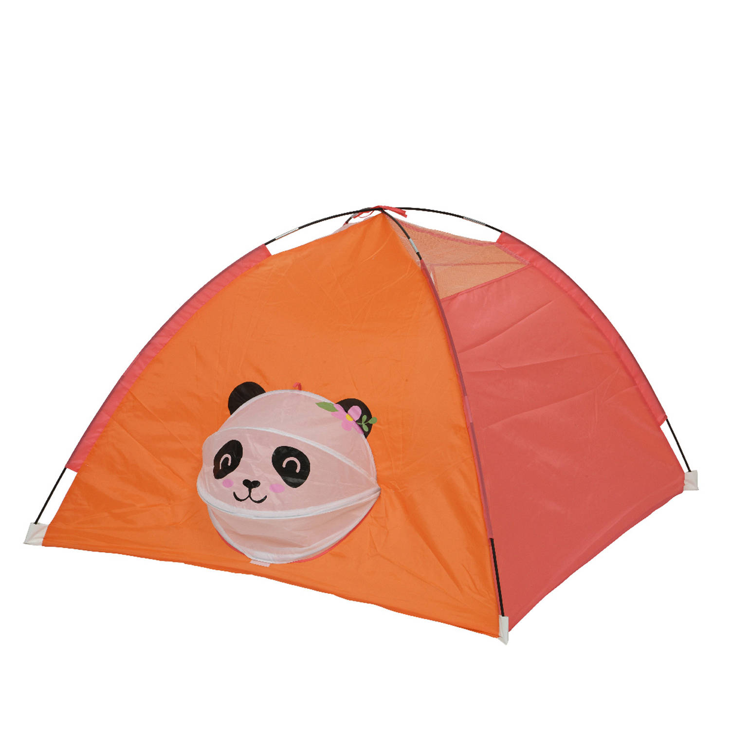 Speeltent voor kinderen panda thema polyester oranje 120 x H80 cm Speeltenten