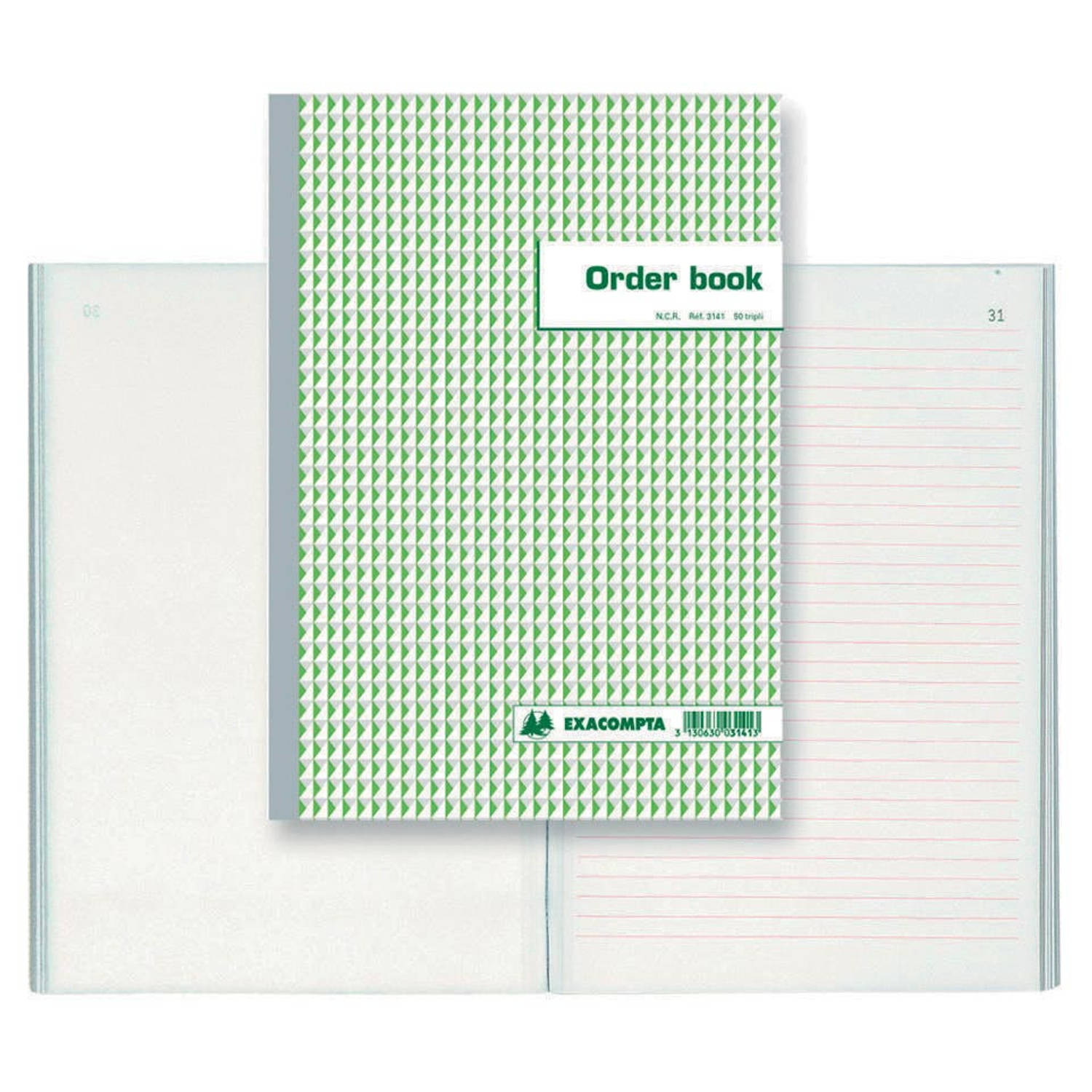 Exacompta orderbook, ft 29,7 x 21 cm, tripli (50 x 3 vel) 5 stuks
