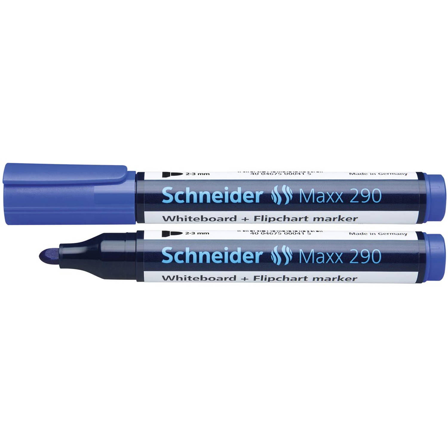 Viltstift Schneider 290 whiteboard rond blauw 1.5-3mm
