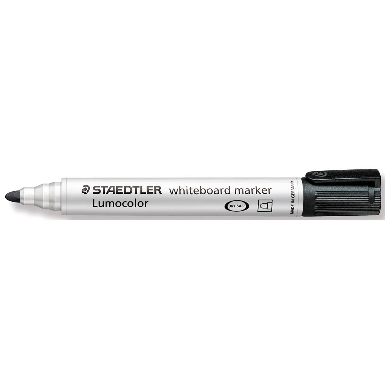 Viltstift Staedtler 351 whiteboard rond zwart 2mm