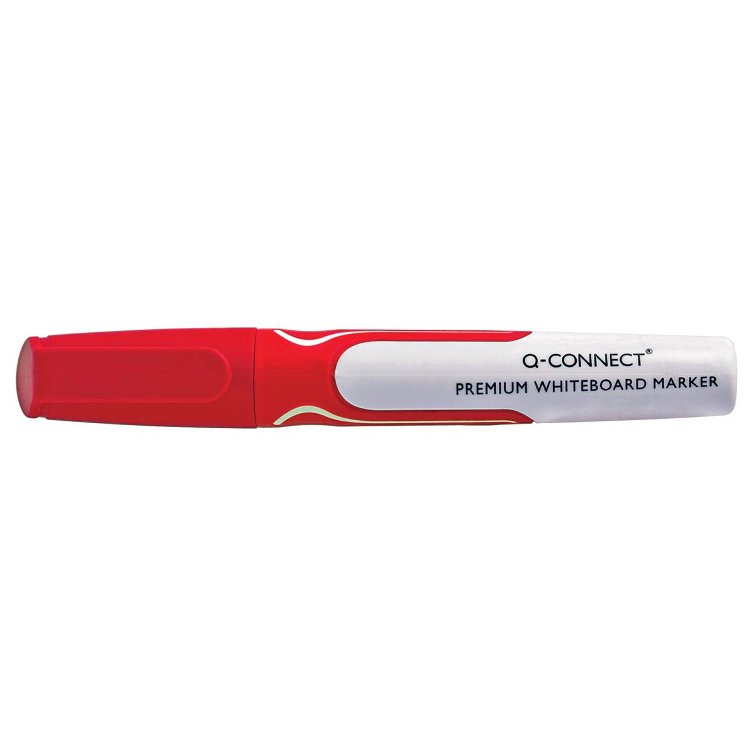 Q-CONNECT whiteboard marker, 3 mm, ronde punt, rood 10 stuks