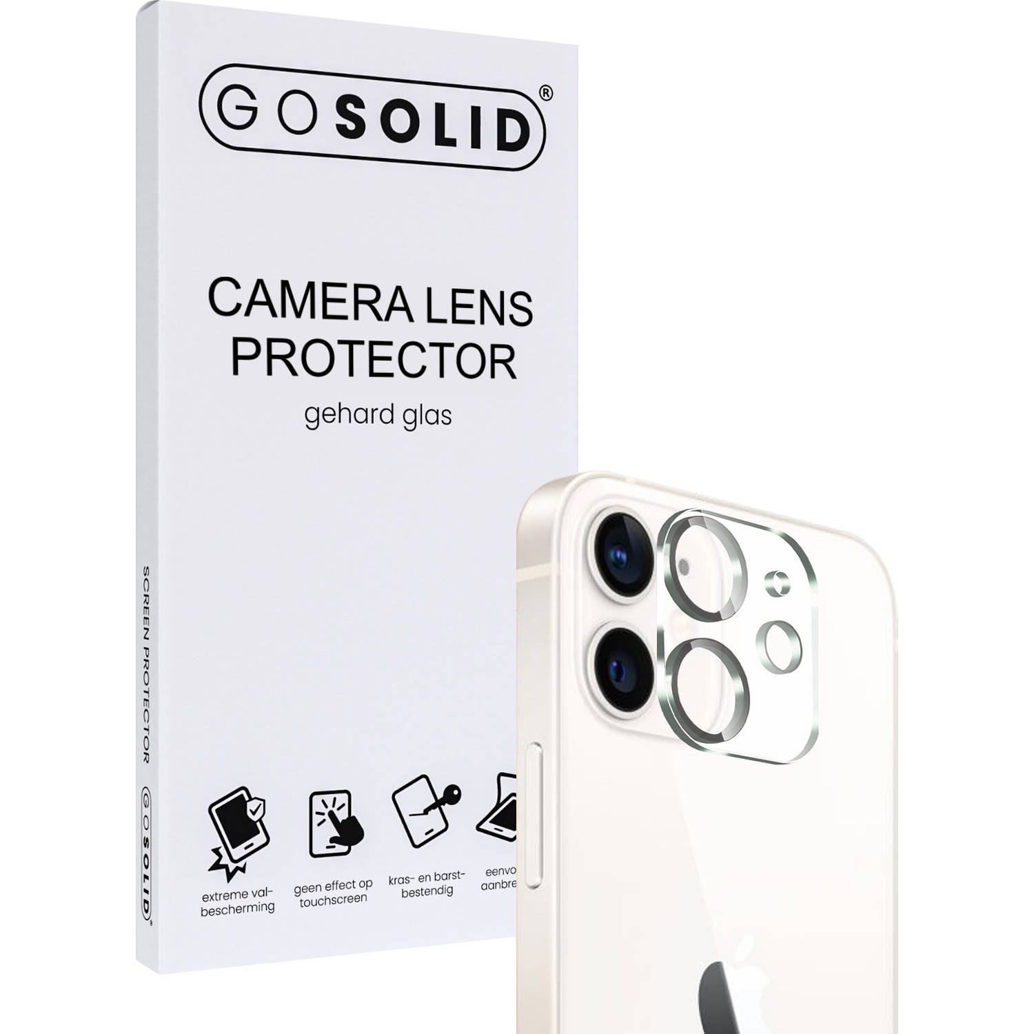 GO SOLID! ® Apple iPhone 11 Camera Lens protector gehard glas