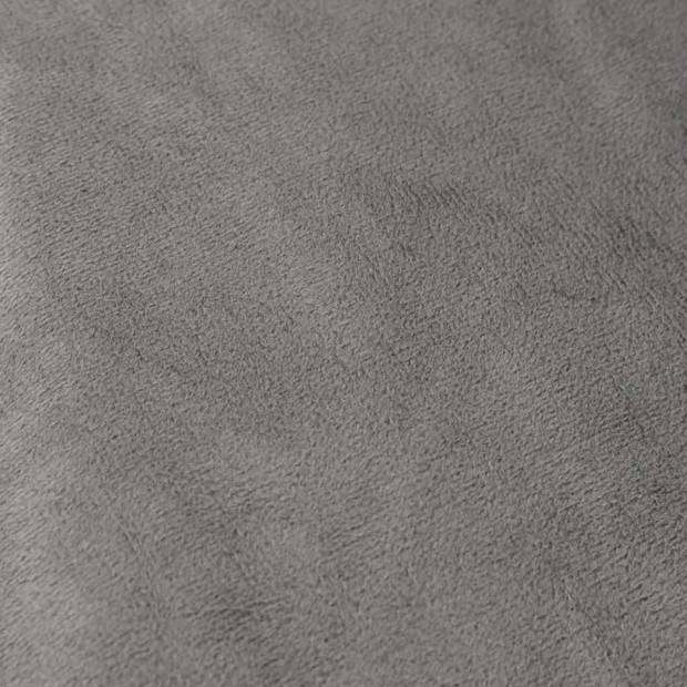 vidaXL Verzwaringsdeken met hoes 152x203 cm 7 kg stof grijs