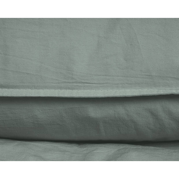 Dekbedovertrek Stone Washed - 100% Natuurlijk - Groen - 140x220cm