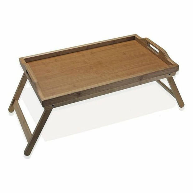 Opvouwbaar dienblad voor bed Versa Hout Bamboe (30 x 23 x 50 cm)